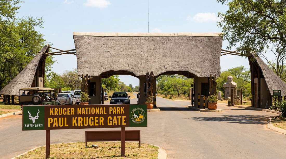 Kruger National Park Entrance South Africa.